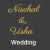 Nischal & Usha Wedding Logo